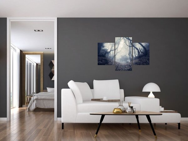 Tablou - Pădurea în ceață (90x60 cm)