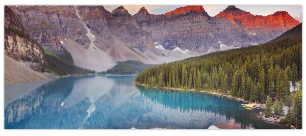 Tablou - Peisaj montan din Canada (120x50 cm)