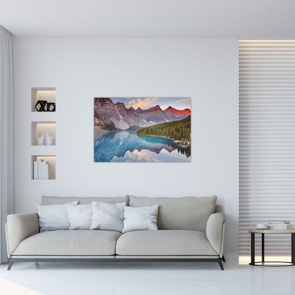Tablou - Peisaj montan din Canada (90x60 cm)
