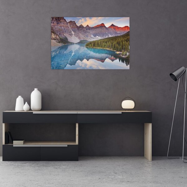 Tablou - Peisaj montan din Canada (90x60 cm)