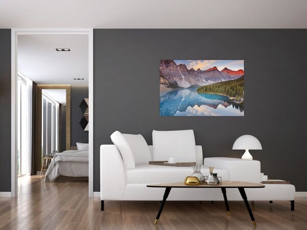Tablou - Peisaj montan din Canada (90x60 cm)