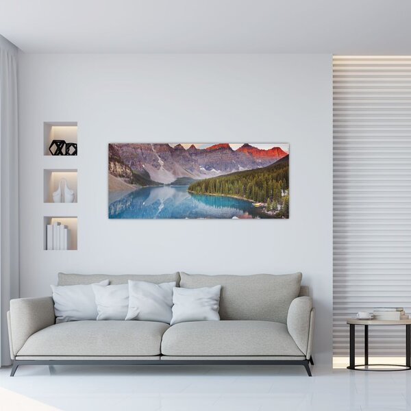 Tablou - Peisaj montan din Canada (120x50 cm)