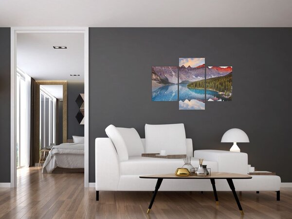 Tablou - Peisaj montan din Canada (90x60 cm)