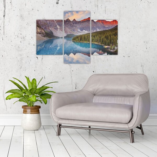 Tablou - Peisaj montan din Canada (90x60 cm)