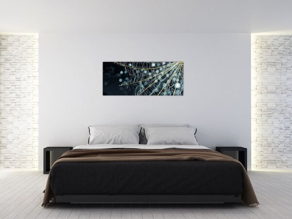 Tablou - Floare cu pânză de pâianjen (120x50 cm)