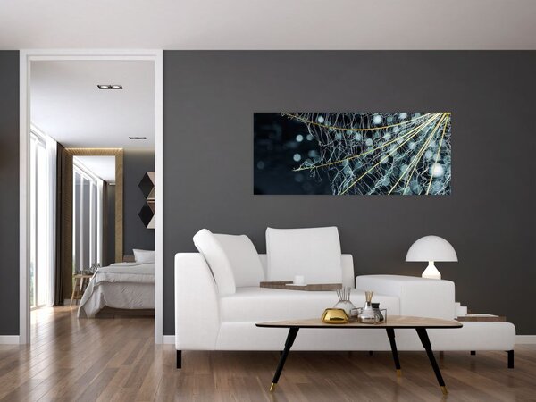 Tablou - Floare cu pânză de pâianjen (120x50 cm)
