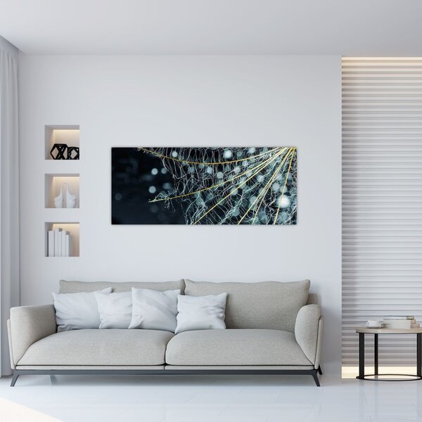 Tablou - Floare cu pânză de pâianjen (120x50 cm)