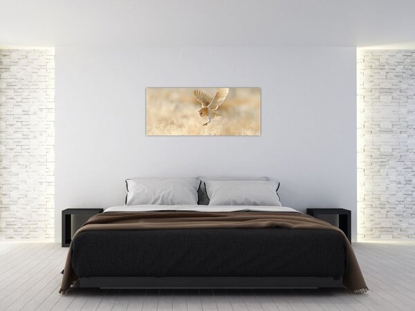 Tablou - Bufnița roșie (120x50 cm)