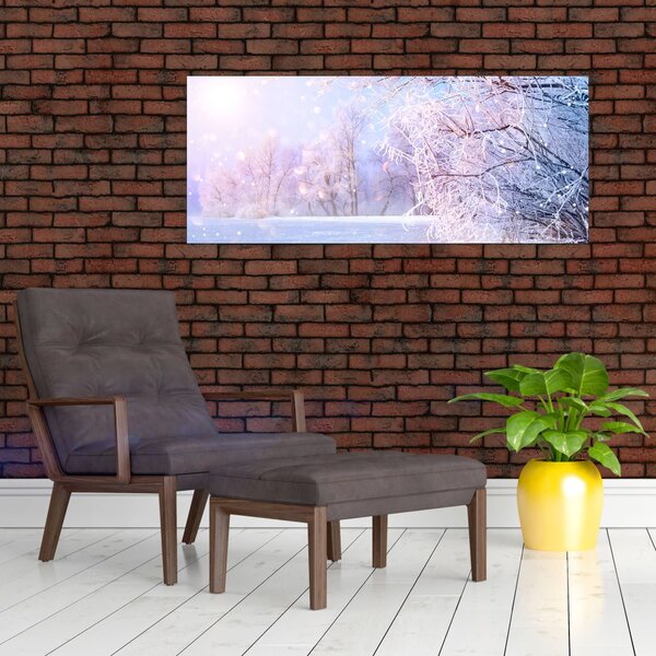 Tablou - Iarna geroasă (120x50 cm)