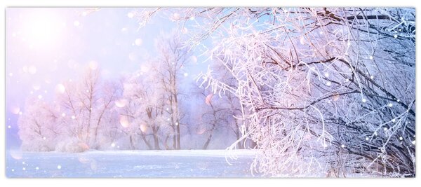 Tablou - Iarna geroasă (120x50 cm)