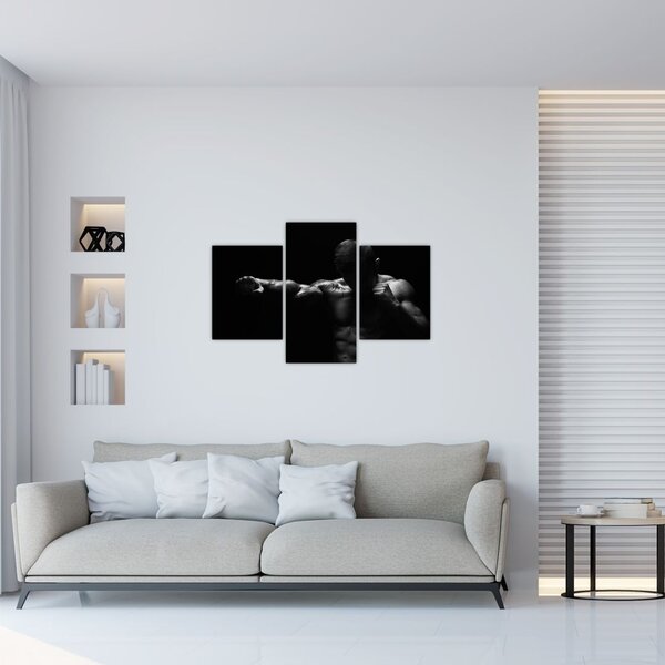 Tablou - Lovitura cu pumn (90x60 cm)