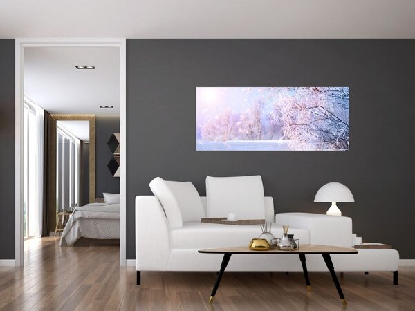 Tablou - Iarna geroasă (120x50 cm)
