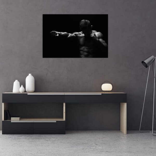 Tablou - Lovitura cu pumn (90x60 cm)