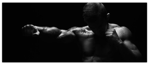 Tablou - Lovitura cu pumn (120x50 cm)