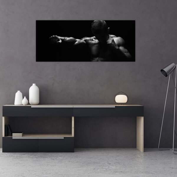 Tablou - Lovitura cu pumn (120x50 cm)