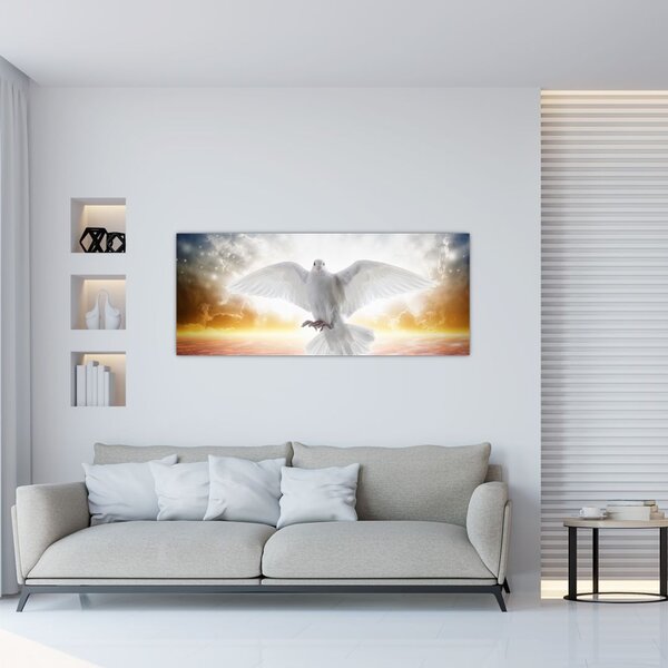 Tablou porumbiță (120x50 cm)