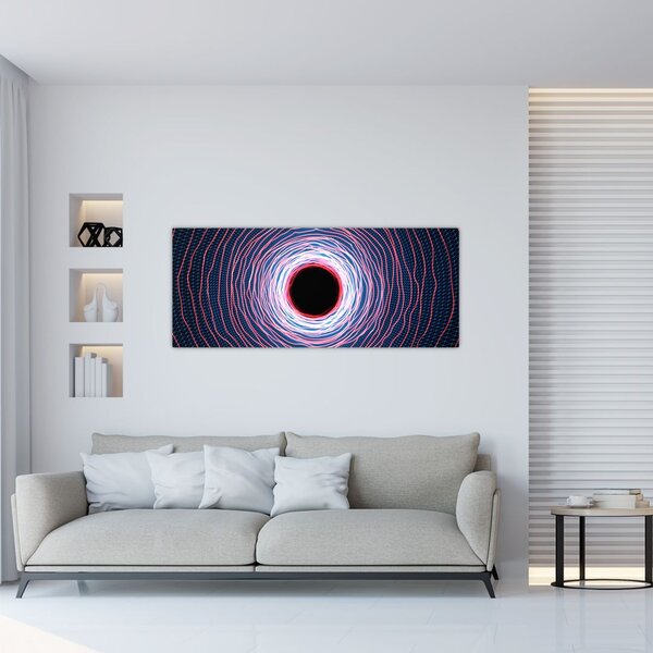 Tablou cercul abstact (120x50 cm)