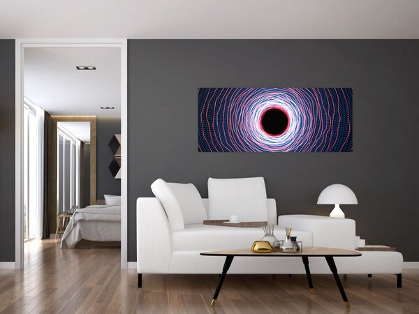 Tablou cercul abstact (120x50 cm)
