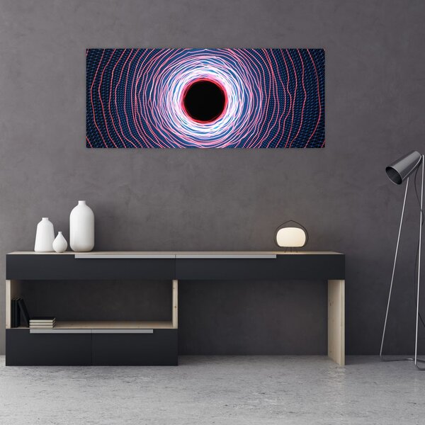 Tablou cercul abstact (120x50 cm)