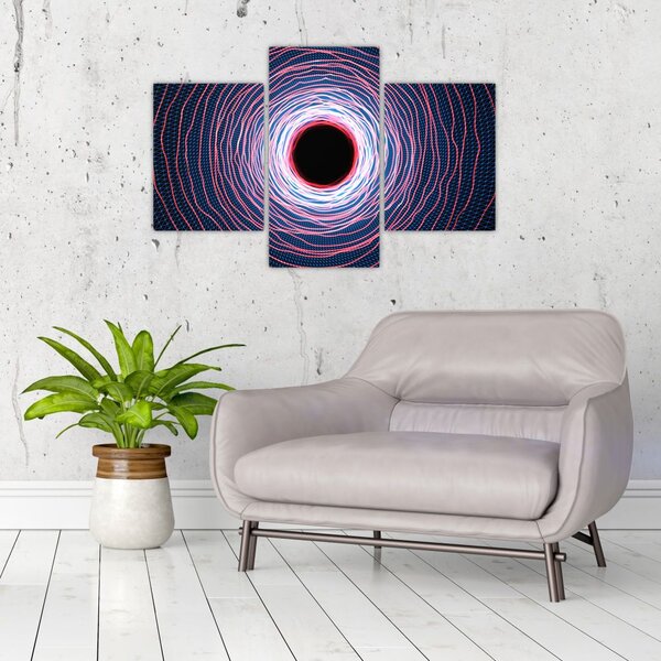 Tablou cercul abstact (90x60 cm)