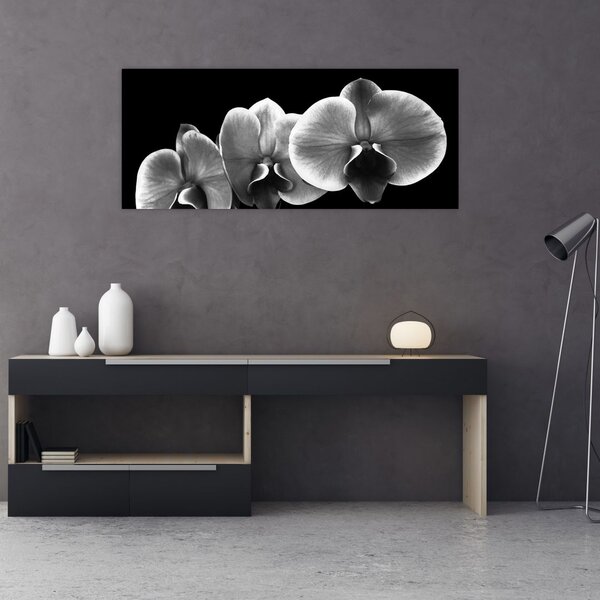 Tablou floare de orhidee (120x50 cm)