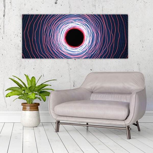 Tablou cercul abstact (120x50 cm)