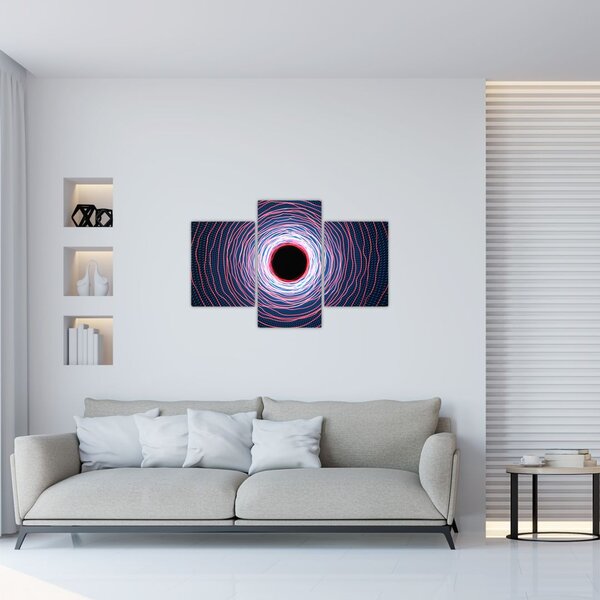 Tablou cercul abstact (90x60 cm)