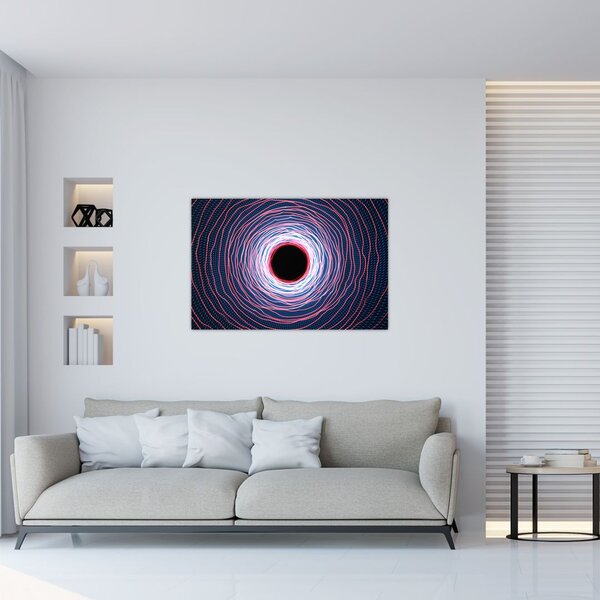 Tablou cercul abstact (90x60 cm)