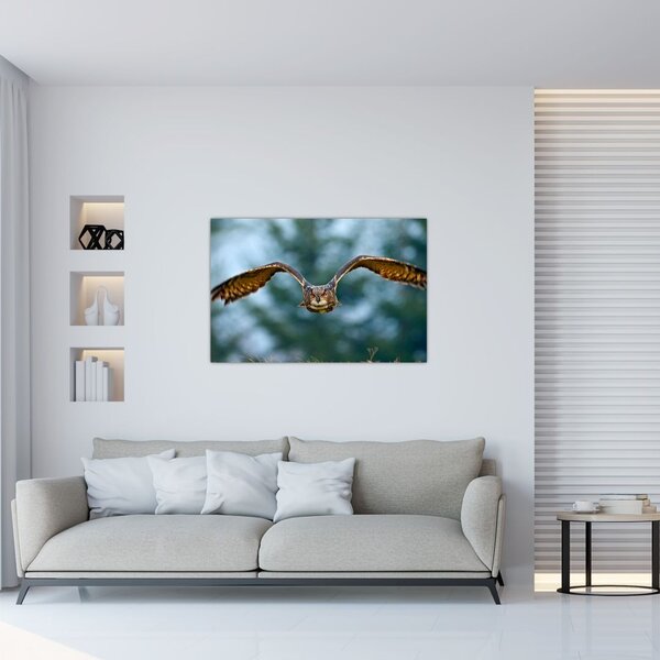 Tablou -Bufnita în zbor (90x60 cm)