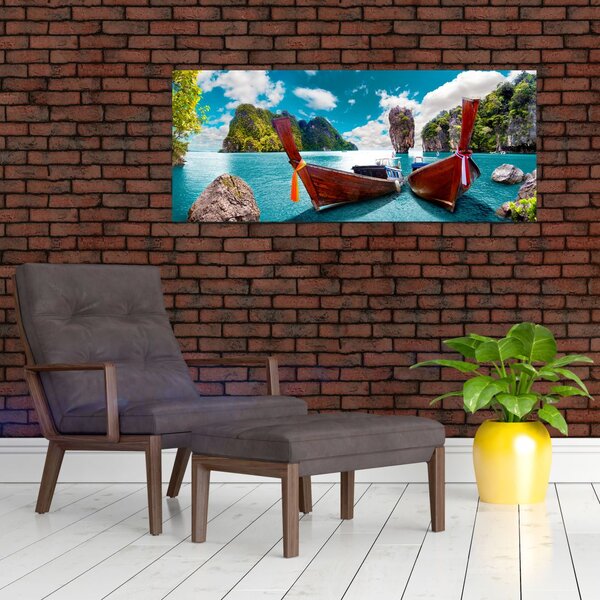 Tablou - Rai pe pământ (120x50 cm)