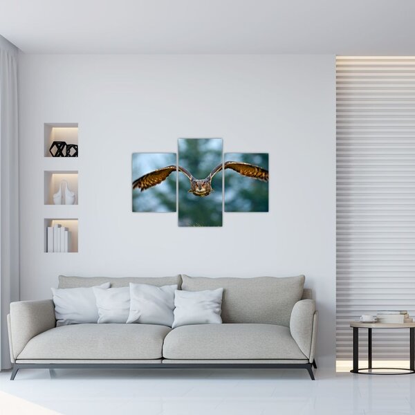 Tablou -Bufnita în zbor (90x60 cm)