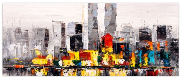 Tablou -Pictura orașului (120x50 cm)