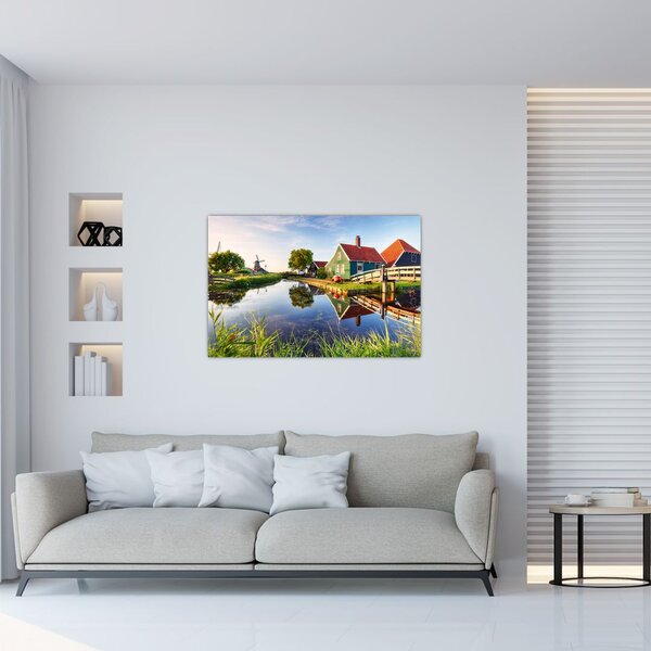 Tablou cu mori din Olanda (90x60 cm)
