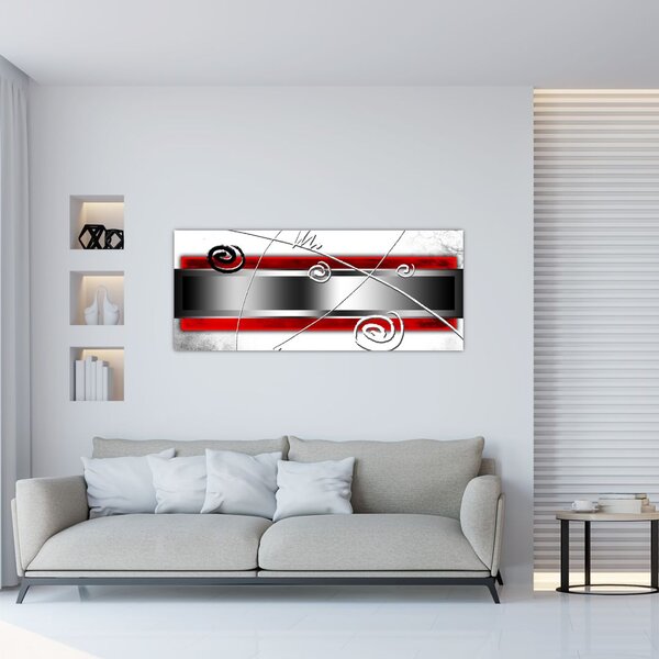 Tablou abstract (120x50 cm)