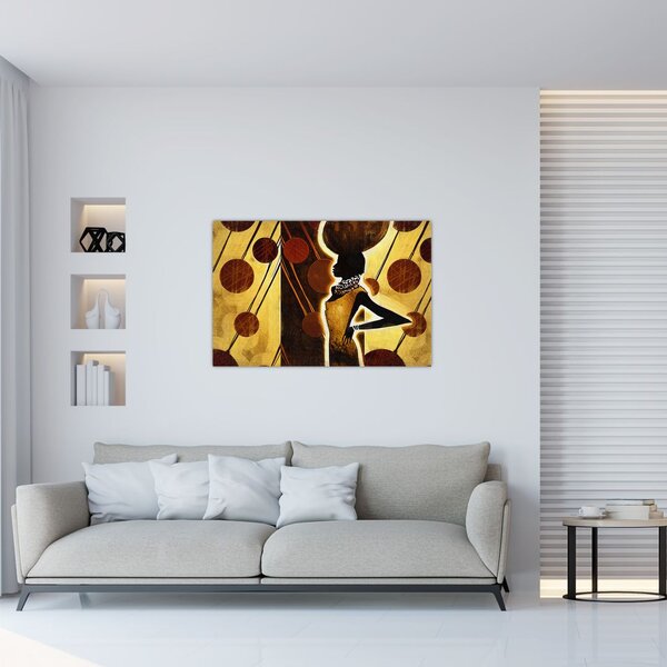 Tablou cu pictură artistică străveche (90x60 cm)