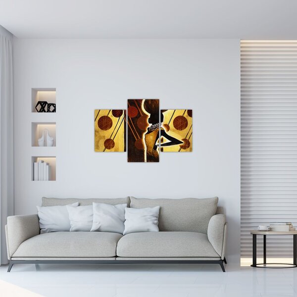 Tablou cu pictură artistică străveche (90x60 cm)