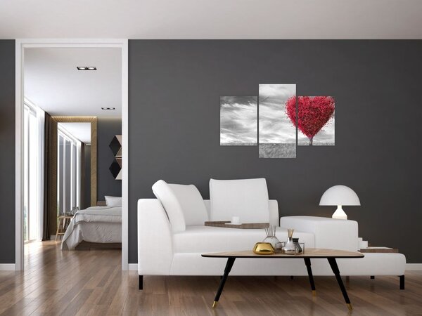 Tablou -Inima din coroanele copacilor (90x60 cm)