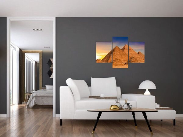 Tablou - Piremidele din Egipt (90x60 cm)