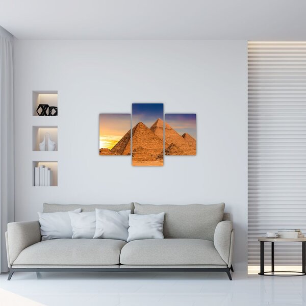 Tablou - Piremidele din Egipt (90x60 cm)