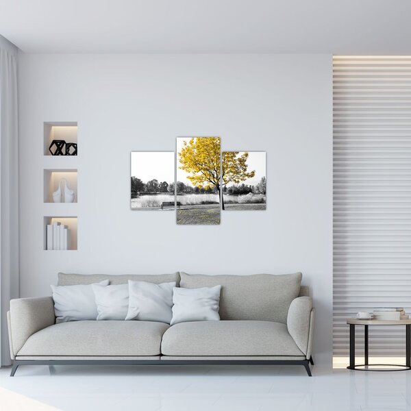 Tablou - relaxare în parc (90x60 cm)