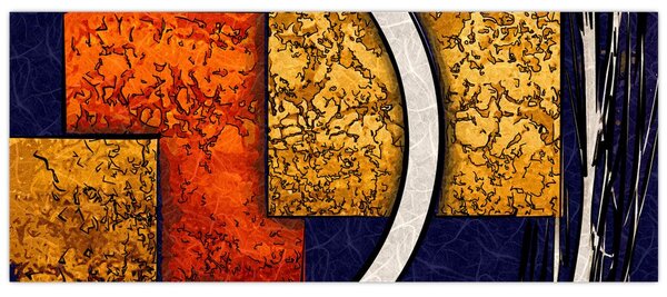 Tablou abstract (120x50 cm)