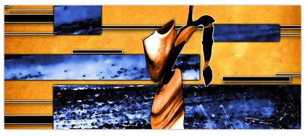 Tablou picturii abstracte (120x50 cm)