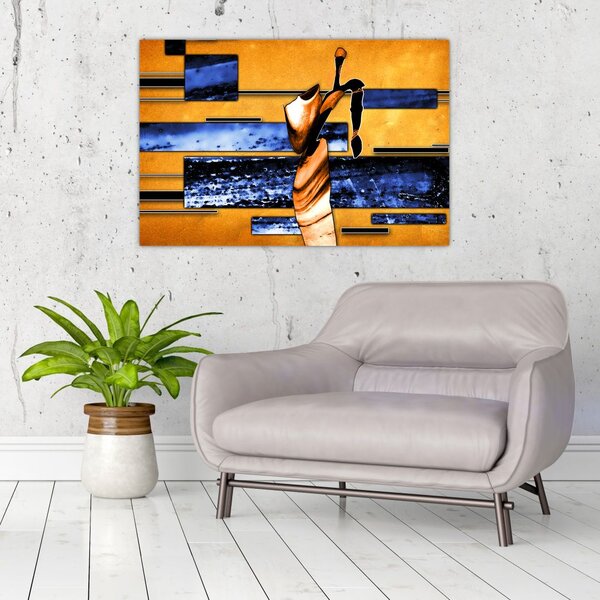 Tablou picturii abstracte (90x60 cm)