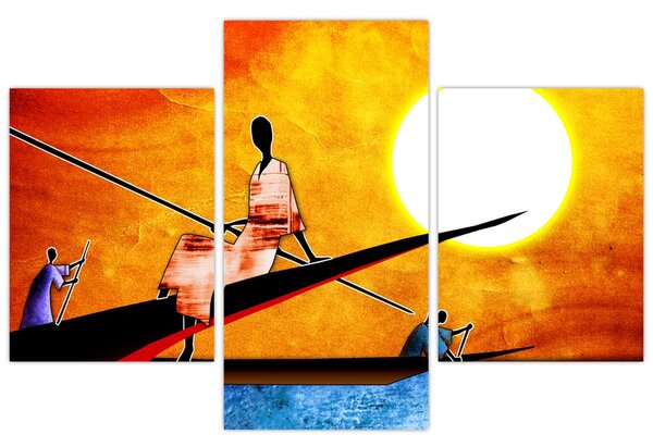 Tablou picturii epochale străveche (90x60 cm)