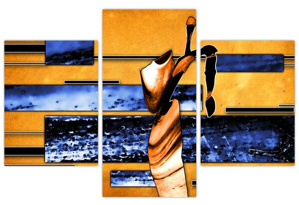 Tablou picturii abstracte (90x60 cm)