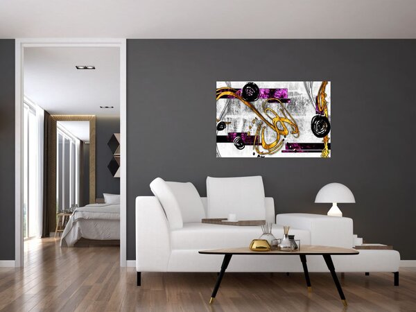 Tablou abstracției (90x60 cm)