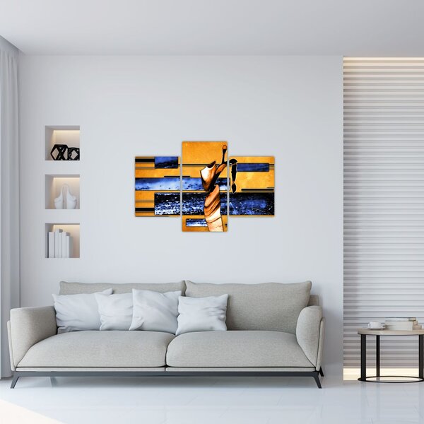 Tablou picturii abstracte (90x60 cm)