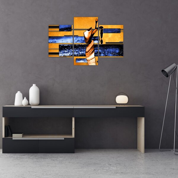 Tablou picturii abstracte (90x60 cm)