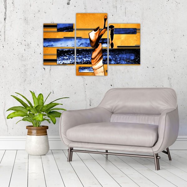Tablou picturii abstracte (90x60 cm)