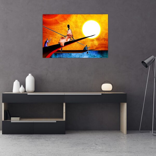 Tablou picturii epochale străveche (90x60 cm)